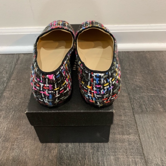 J. Crew Rainbow Multicolor Tweed Loafers - Picture 5 of 8